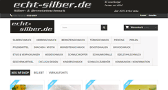 Desktop Screenshot of echt-silber.de