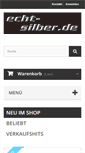 Mobile Screenshot of echt-silber.de