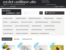 Tablet Screenshot of echt-silber.de